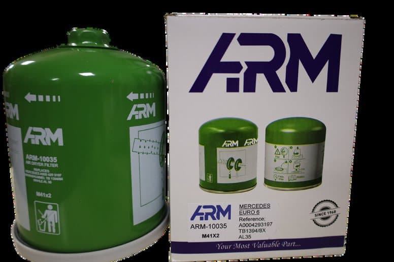 ARM markalı hava kurutucu kartuşu ve orijinal ambalajı